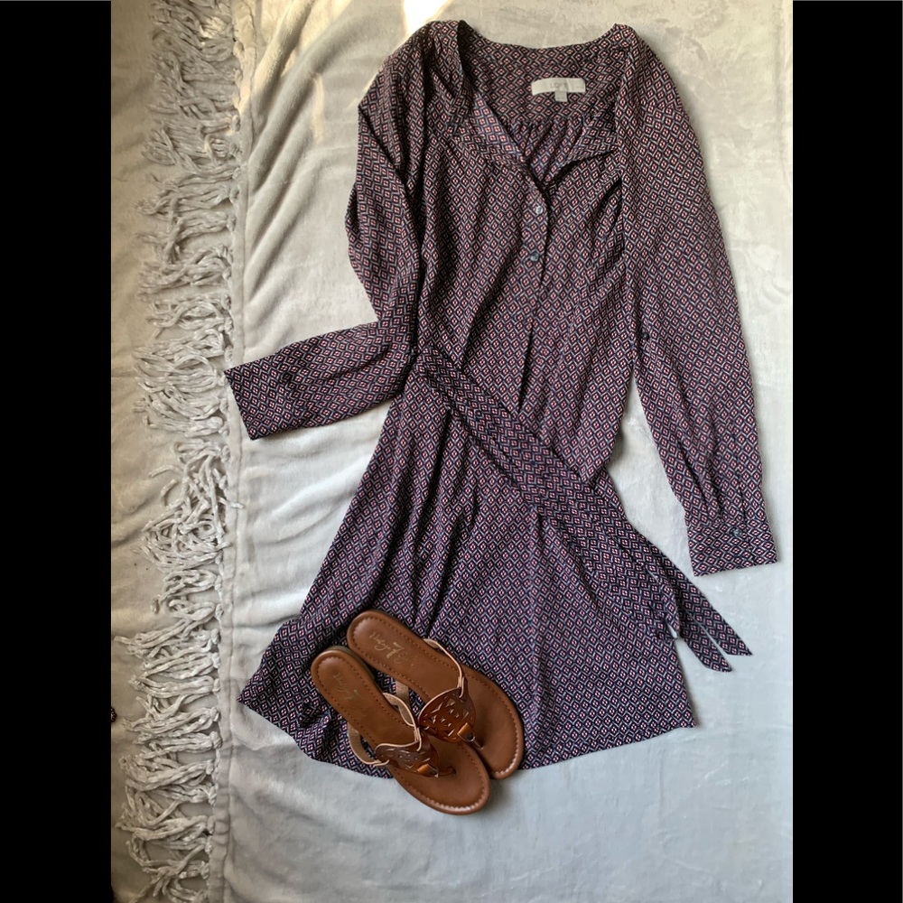 LOFT Burgundy Dress